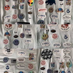 75 BRANDY MELVILLE STICKERS
